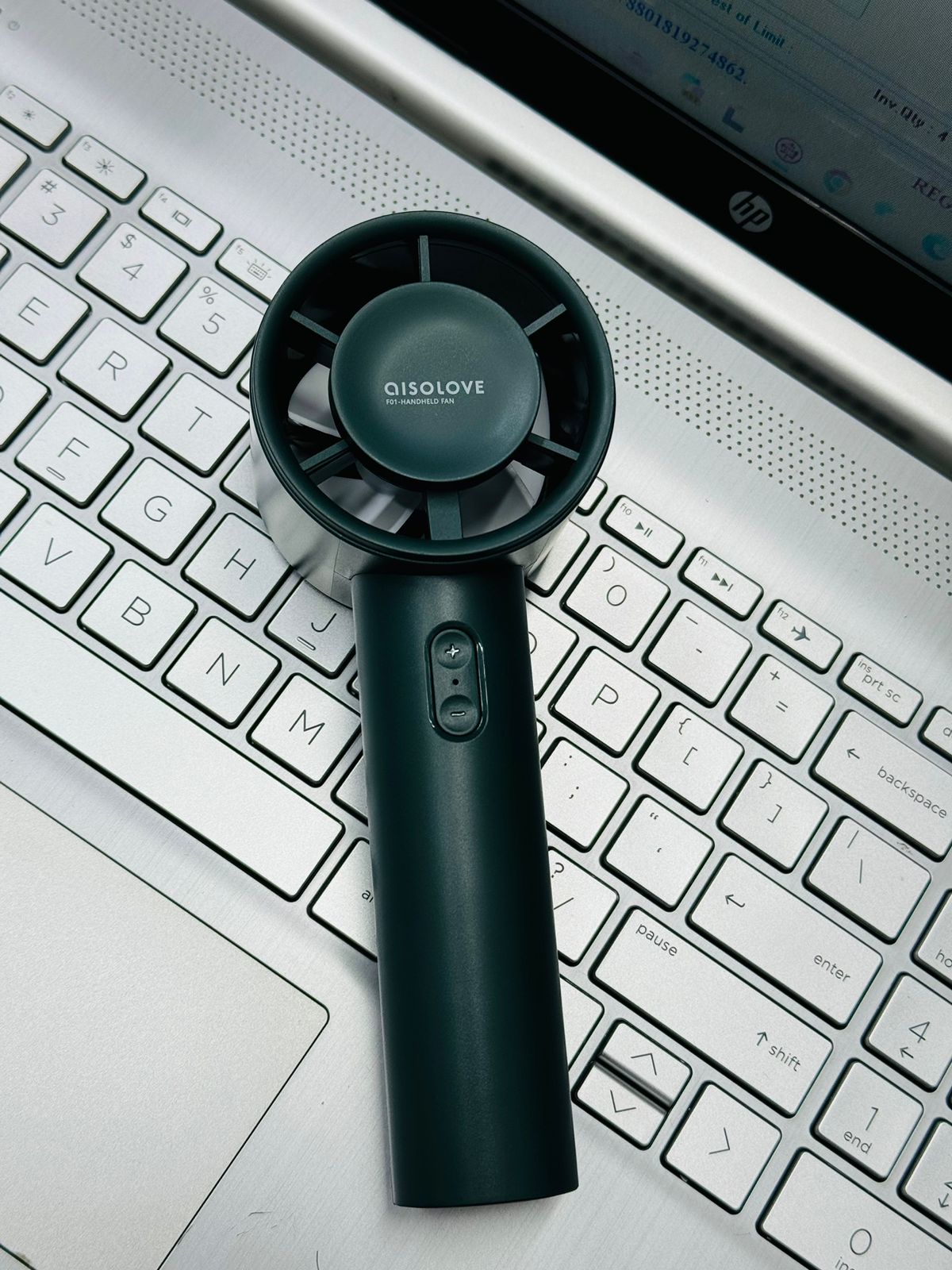 Xiaomi AISOLOVE F01 Handheld Turbo Fan (2000mAh Battery) - Green Color