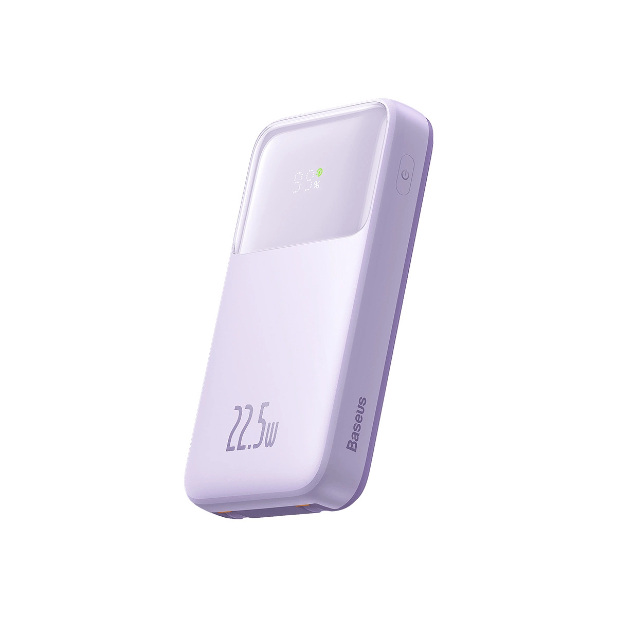 Baseus Comet Series 22.5W 20000mAh Dual Cable Digital Display Power Bank - Purple Color