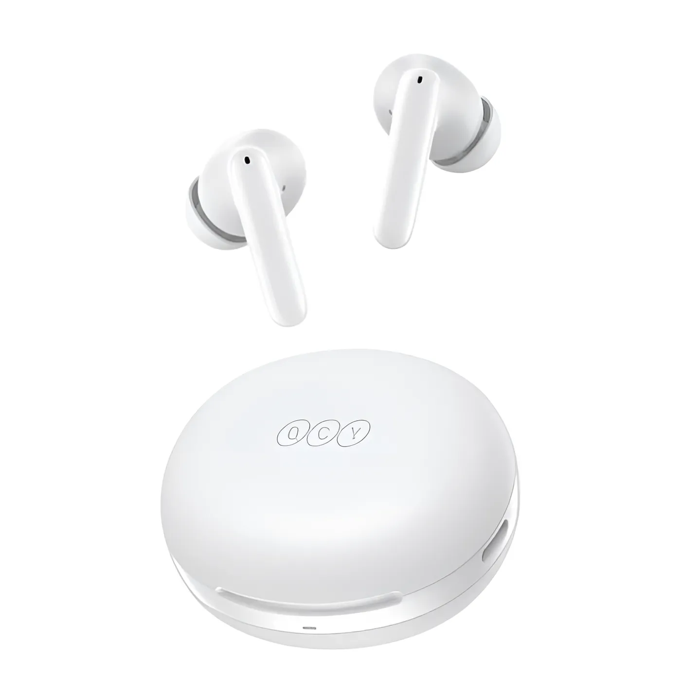 QCY T13 ANC 2 Truly Wireless Earbuds - White Color