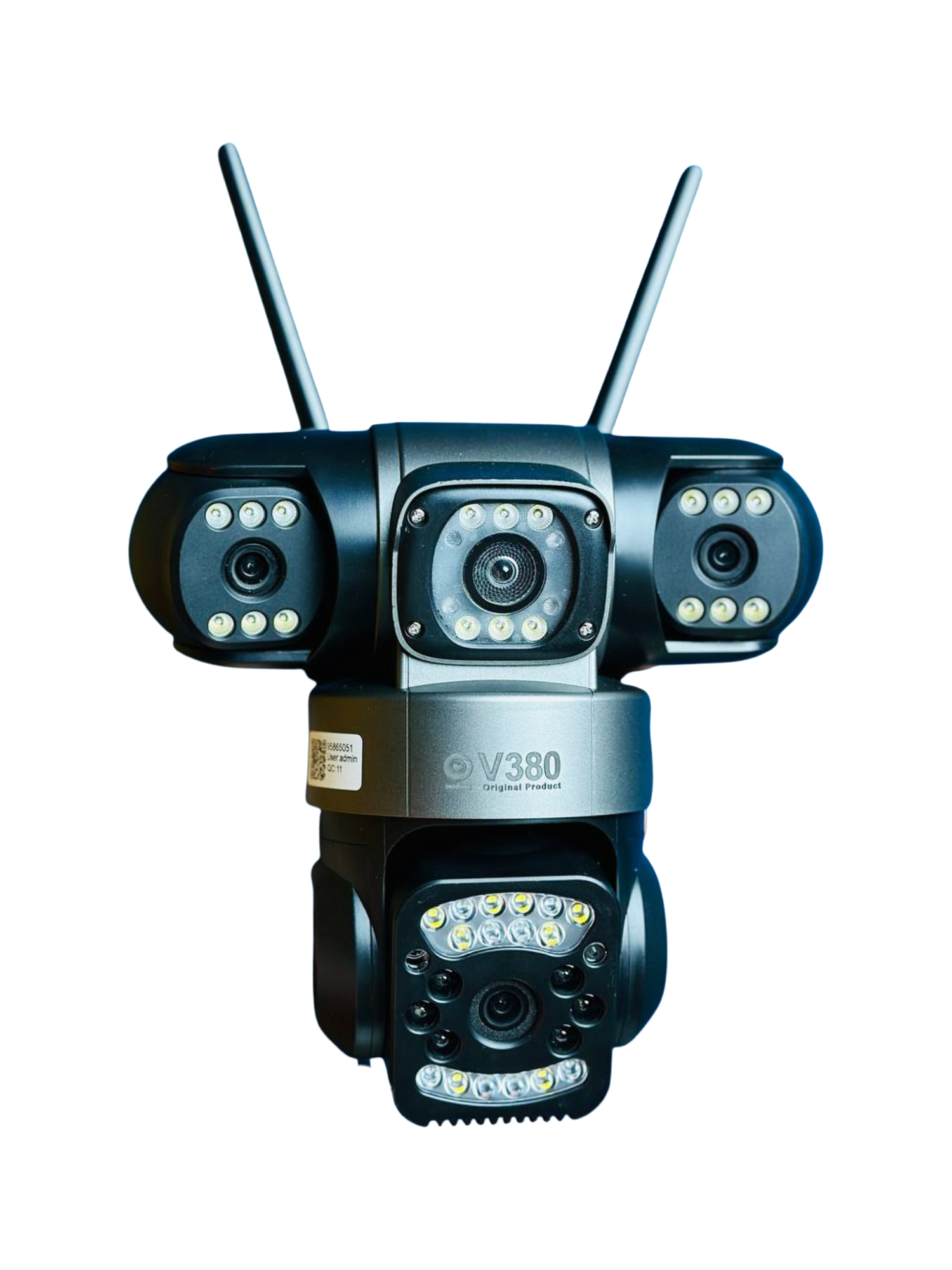 V380 PRO 3 Lens CCTV Outdoor Waterproof Night Vision PTZ Camera (4G+LAN)