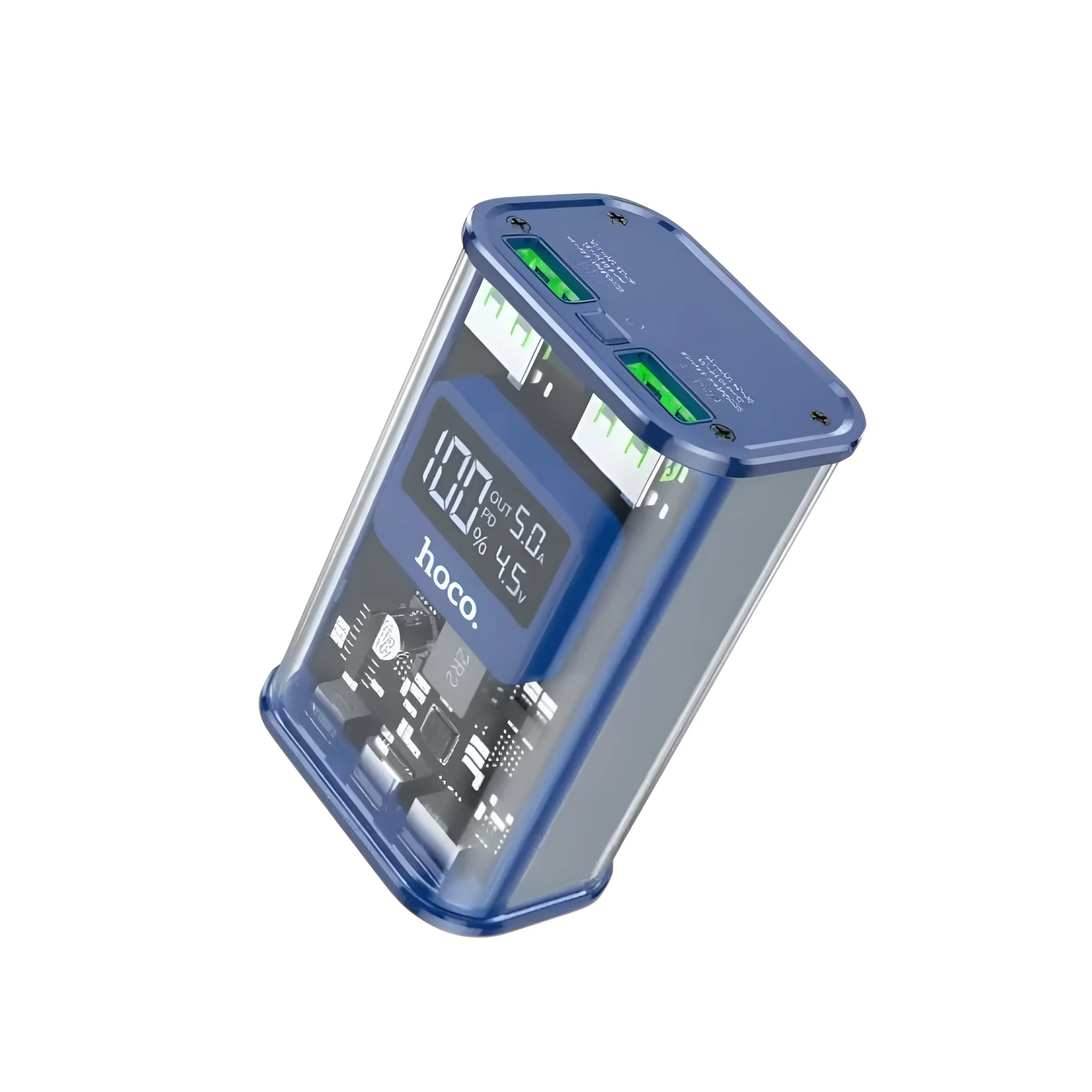 Hoco J105 10000mAh 22.5W Fast Charging Digital Display Power Bank - Blue