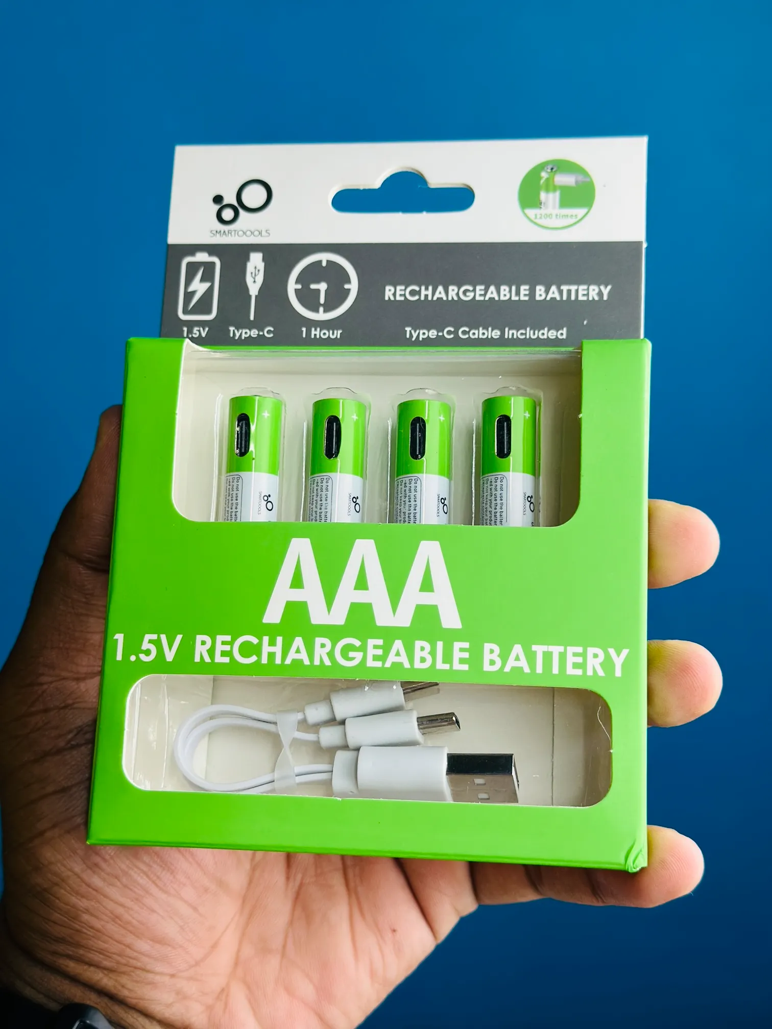 SmarToools RB40 AAA 1.5V 750 mWh Rechargeable Battery (4Pcs Set)