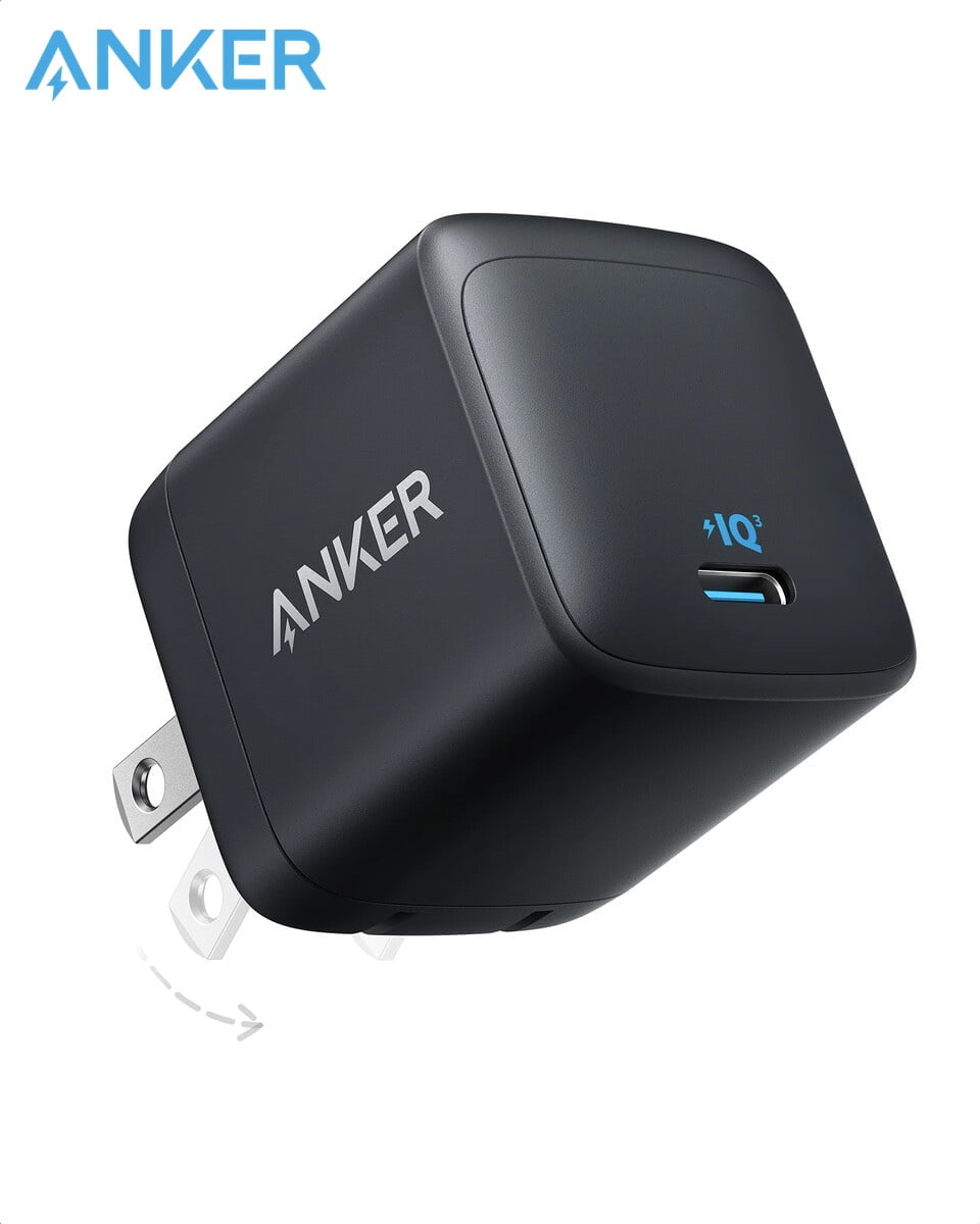 Anker 313 GaN 30W Type-C Fast Charger PIQ 3.0 - Black color