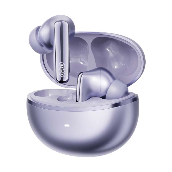 QCY MeloBuds N70 Adaptive Hybrid ANC Wireless Earbuds - Purple