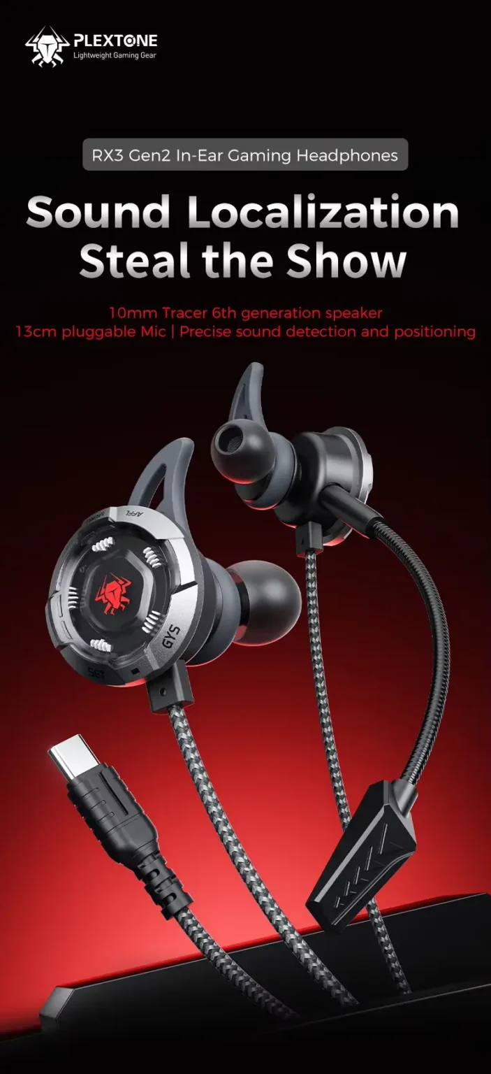 Plextone RX3 Gen 2 High Benchmark Earphones